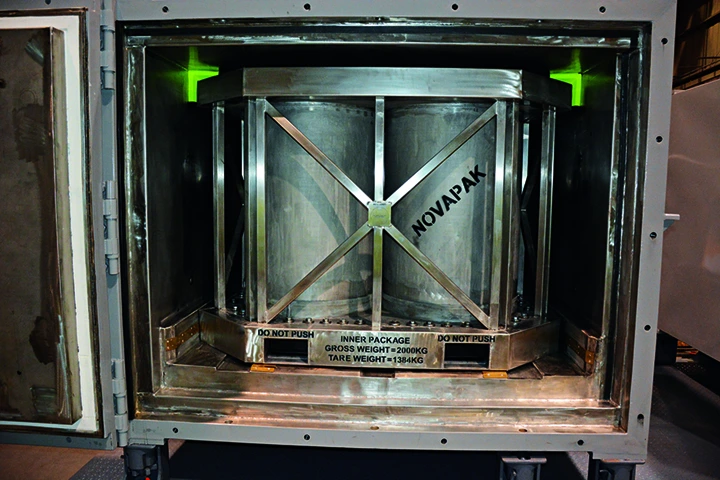 Packaging enables safe nuclear waste transport