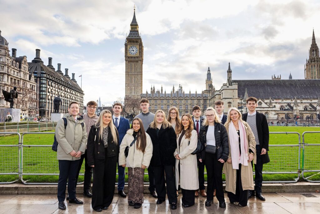Group of apprentices at houses of Parliament