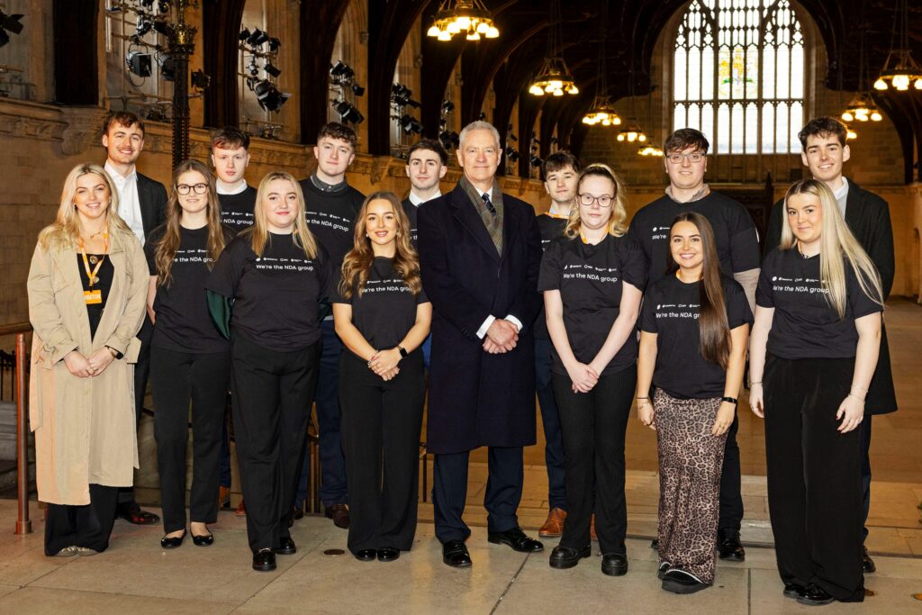 Group of apprentices at houses of Parliament